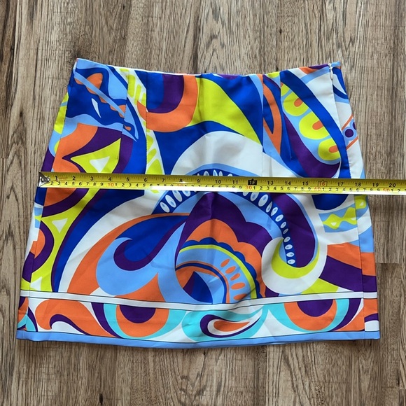 NEW! Zara Geometric Print Mini Skirt - Picture 6 of 7